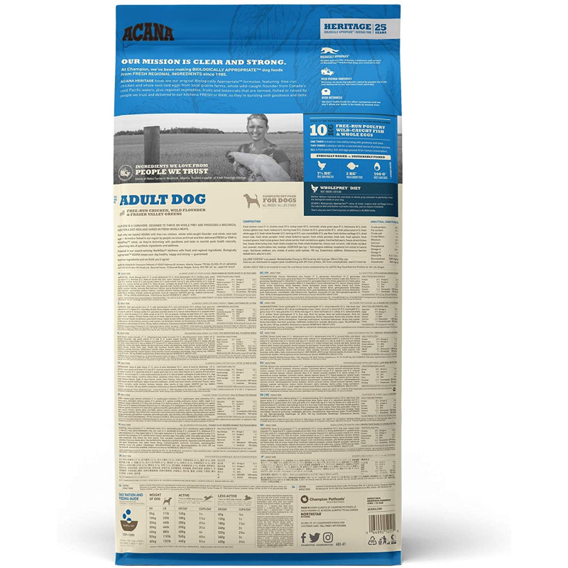 Acana 17 Kg Heritage Adult | Yetişkin Köpek Kuru Maması